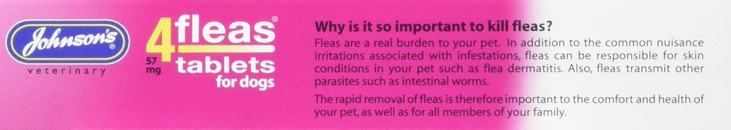 Johnsons Vet 4fleas Tablets for Dogs