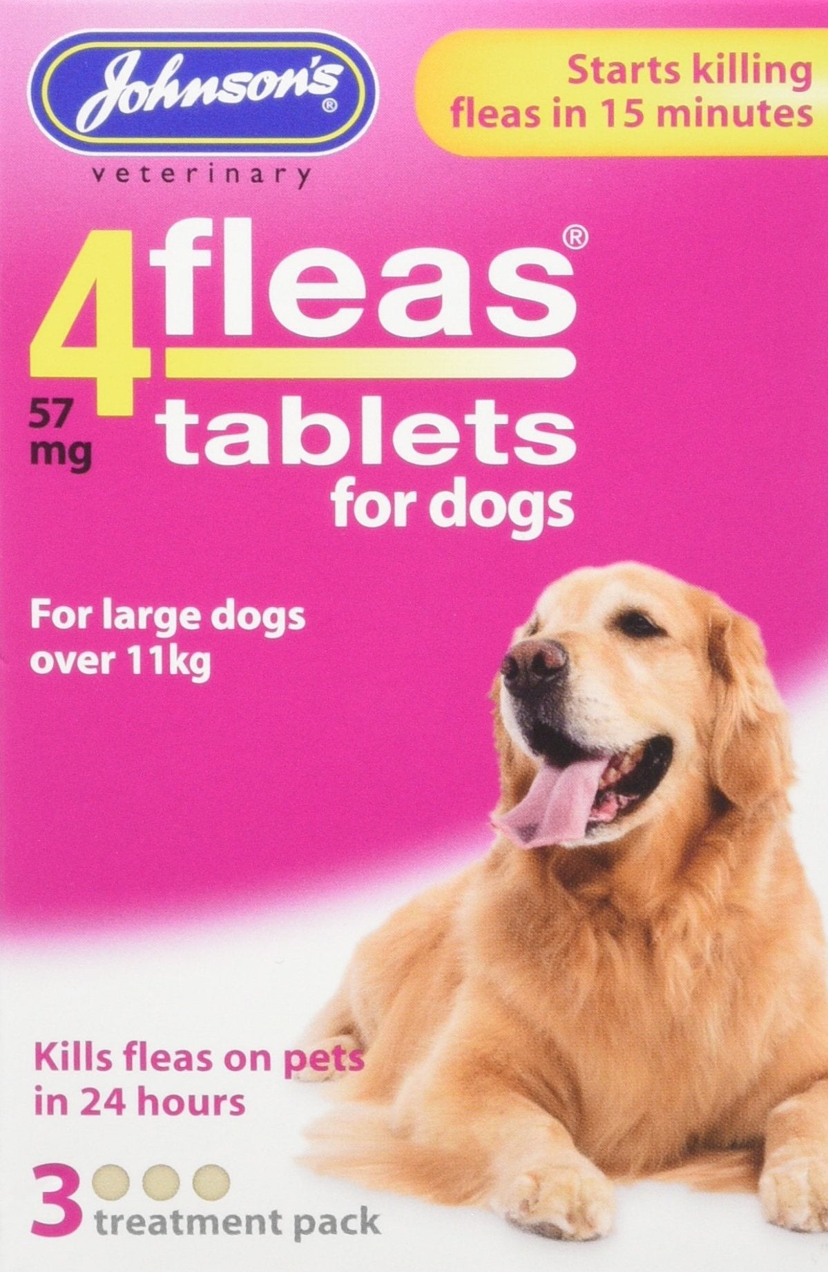 Johnsons Vet 4fleas Tablets for Dogs