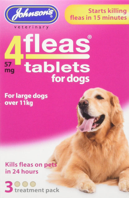 Johnsons Vet 4fleas Tablets for Dogs