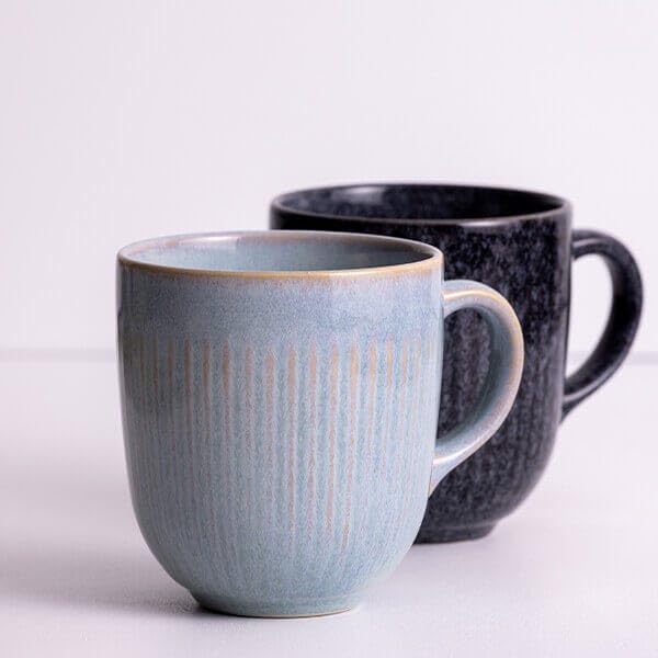 Mason Cash Reactive Linear Grey Mug
