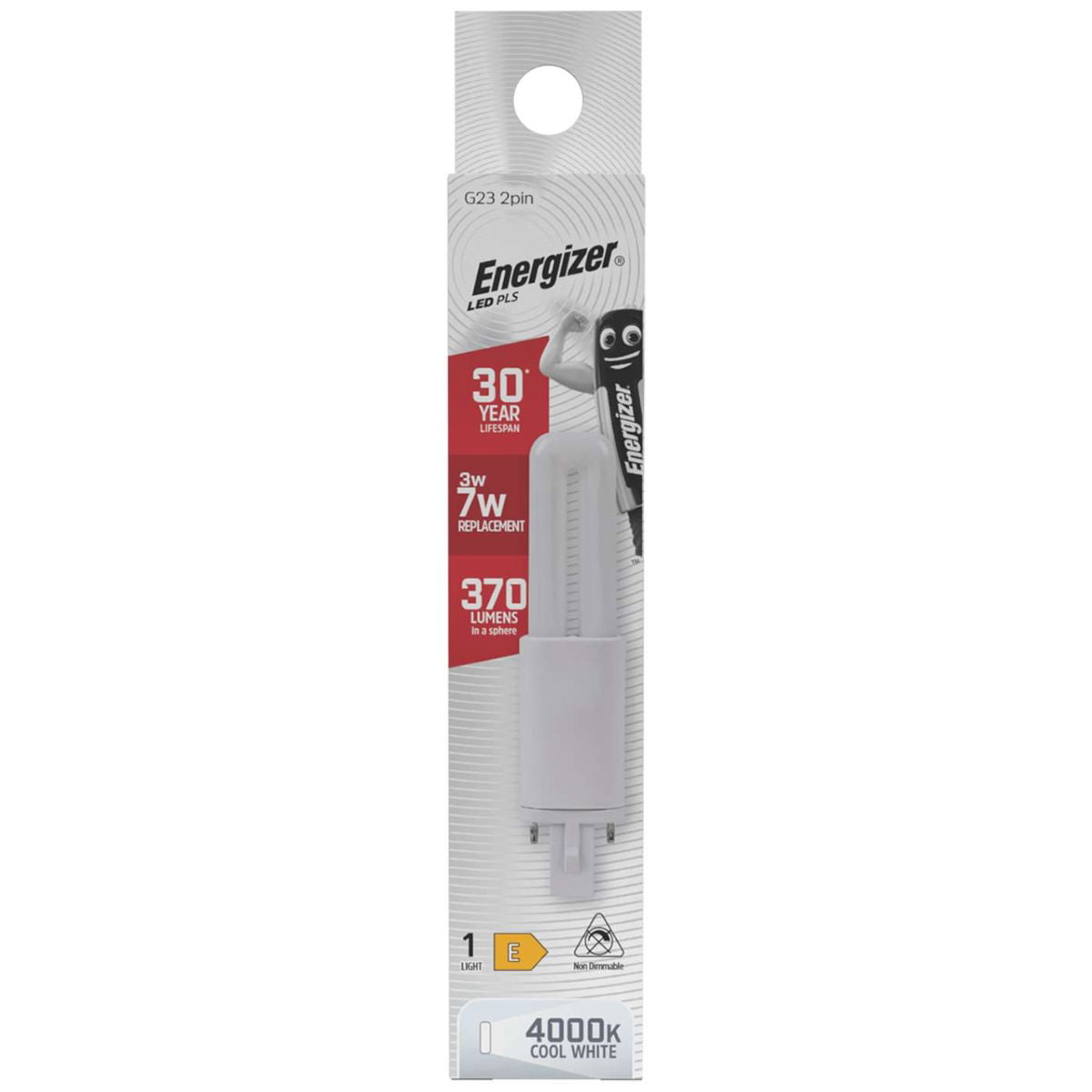 Energizer Led Pls G23 2pin 3w 370lm 4000k