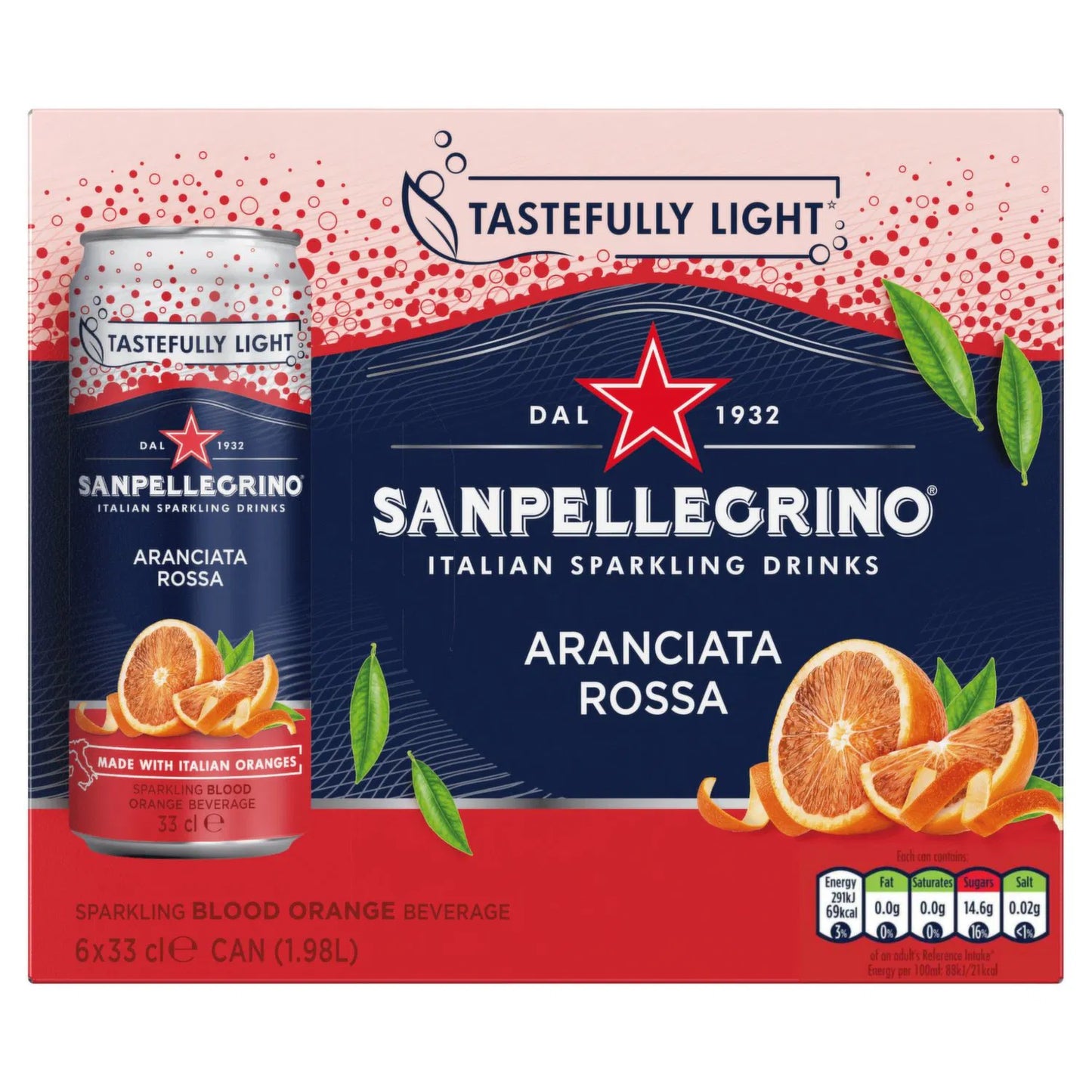 Sanpellegrino Aranciata Rossa 12 x 33CL