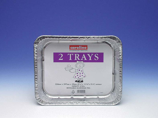 Caroline Foil Tray 2 Pack