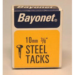 Bayonet Tacks (Fine Cut Steel) - Blue (Box Pack)