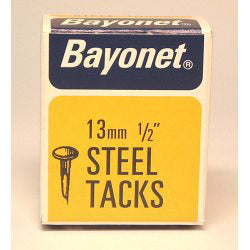 Bayonet Tacks (Fine Cut Steel) - Blue (Box Pack)