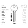 Smiths Locks Universal 6 Pin Cylinder Key Blank Pack 10