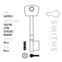 Smiths Locks CHUBB 3G110 Mortice Key Blank Pack 10