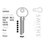 Smiths Locks Yale 6 Pin Cylinder Key Blank