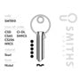 Smiths Locks Cisa 5 Pin Cylinder Key Blank Pack 10