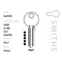Smiths Locks Universal 5 Pin Cylinder Key Blank Pack 10