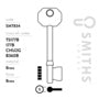 Smiths Locks ERA Invincible Mortice Key Blank Pack 10