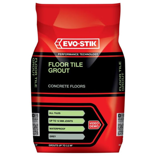 Evo-Stik Tile A Coulis à prise rapide pour tous les carreaux - 5 kg