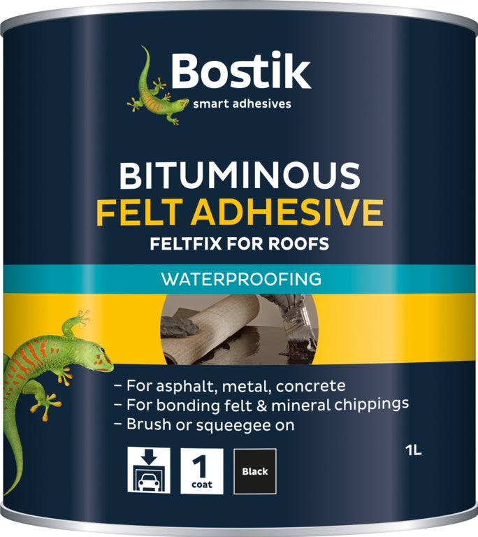 Bostik Adhesivo de Fieltro Bituminoso para Tejados 1L