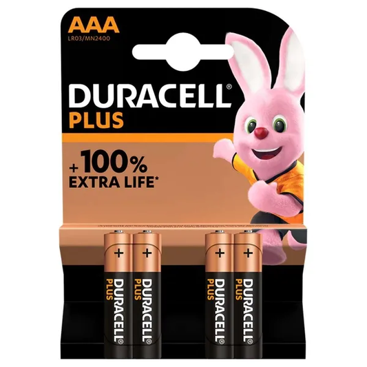 Pilas Duracell Plus AAA