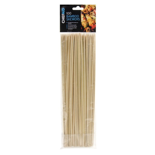 Brochetas de bambú Chef Aid (paquete de 100)