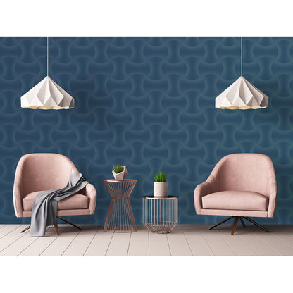 Graham & Brown Calicea Bleu Wallpaper (100249)