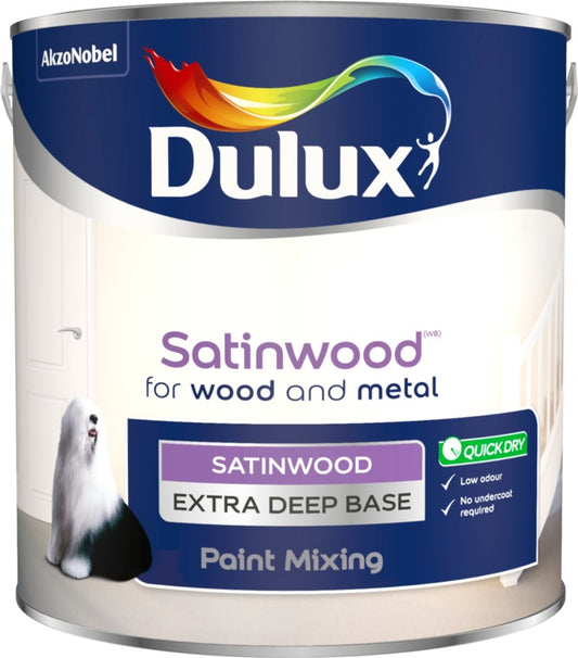 Mélange de couleurs Dulux, base en bois de satin extra profond, 2,5 L