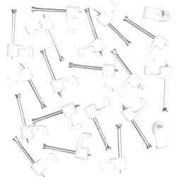 Securlec Cable Clips Flat Pack of 100
