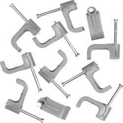 Securlec Clips para cables planos, paquete de 40