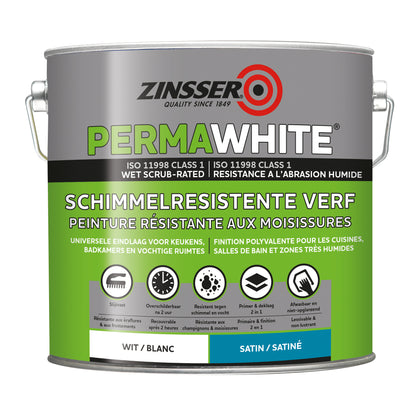 Zinsser Perma-White Interior Satin M/R