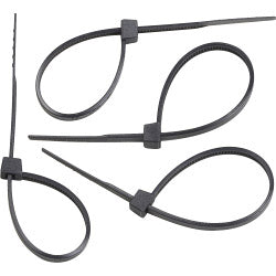 Securlec Cable Ties 3.6mm x 140mm - Black