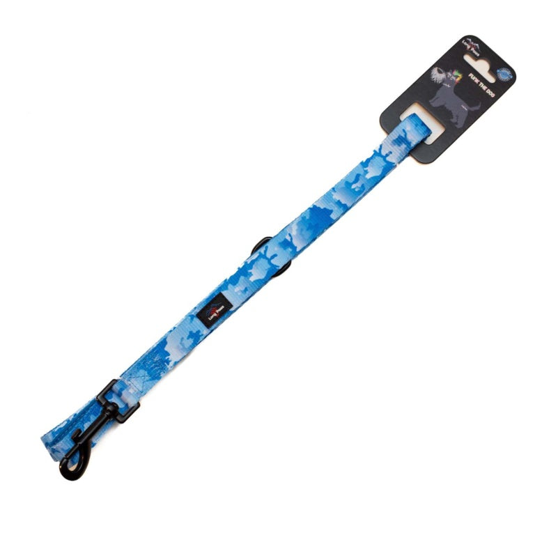 Long Paws Blue Camo Dog Lead