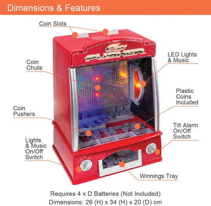 Global Gizmos Fairground Coin Pusher