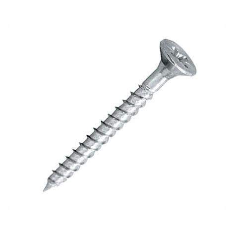 Fast Pak 12 x 1 1/2'' POZI CSK HARDENED TWINTHREAD WOODSCREWS ZINC