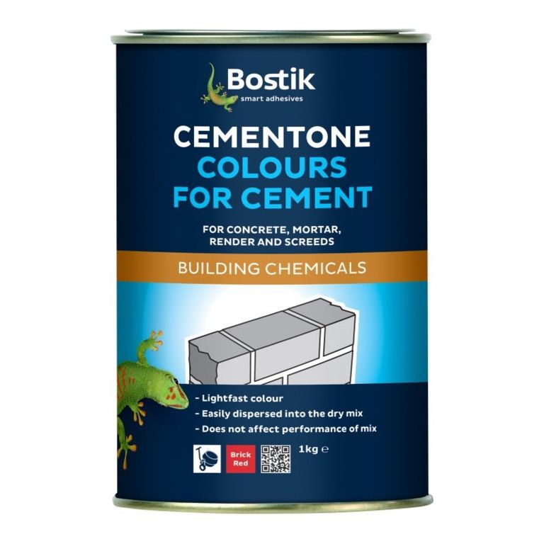 Cementone Colours For Cement 1kg - Brick Red