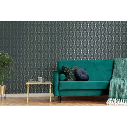 Graham & Brown Marquise Emerald Wallpaper (111313)