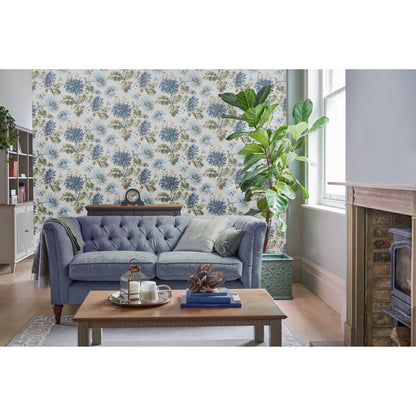 Laura Ashley Maryam Seaspray Wallpaper (114913)