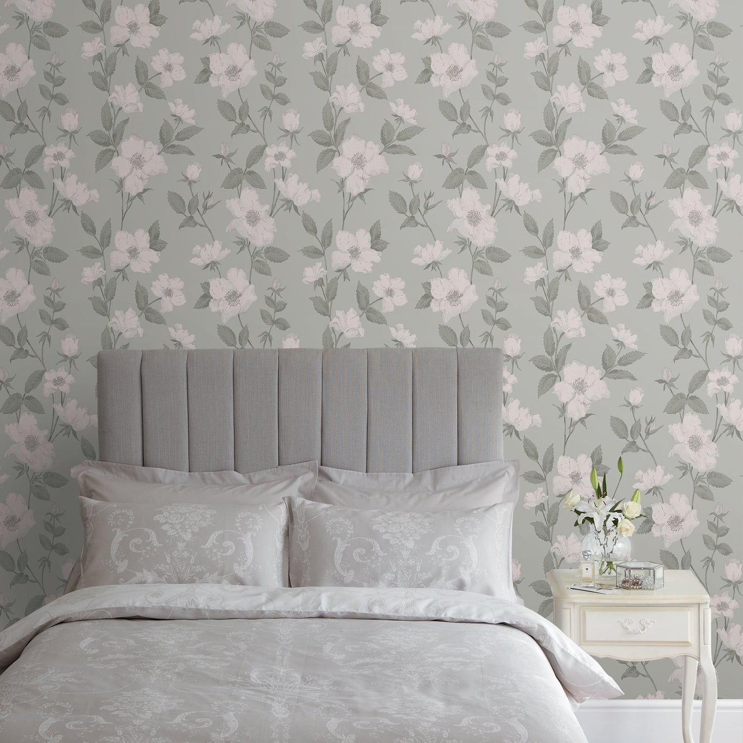 Laura Ashley Fleurir Wallpaper