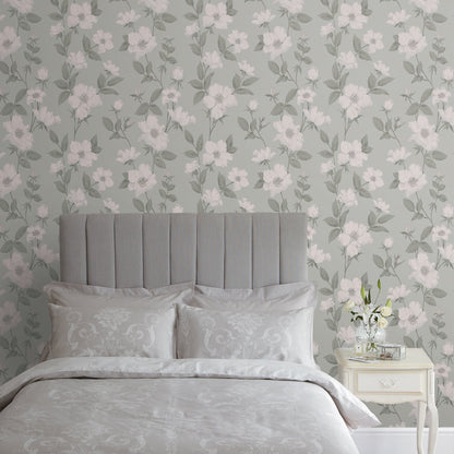 Laura Ashley Fleurir Wallpaper