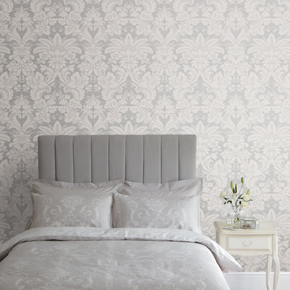 Laura Ashley Martigues Moonbeam Wallpaper (114920)