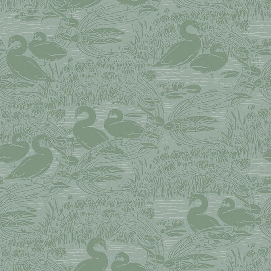 Laura Ashley Cisnes Verde Jade Fondo de Pantalla (118472)