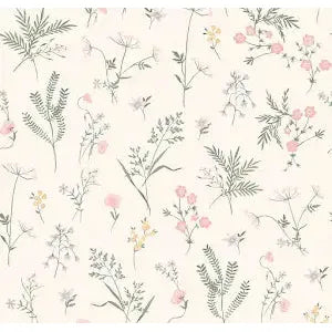 Laura Ashley Crosswell Pink Wallpaper (118480)