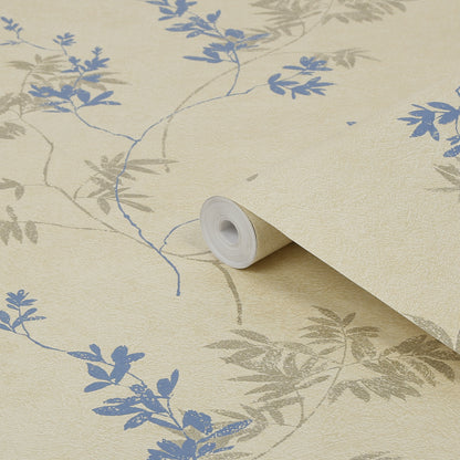 Laura Ashley Mari Gold Wallpaper (119841)