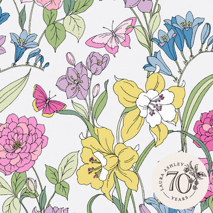 Laura Ashley Gilly Multi Wallpaper (119846)