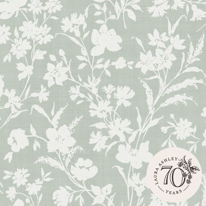 Laura Ashley Rye Sage Green Wallpaper (119855)