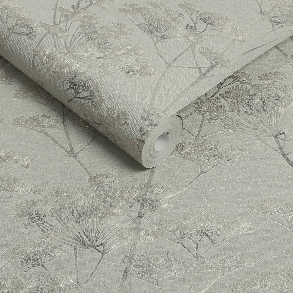 Graham & Brown Serene Seehead Sage Wallpaper (119965)