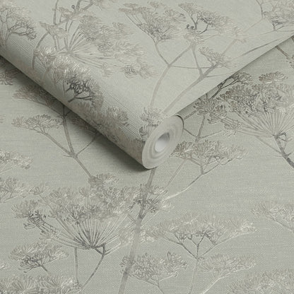 Graham & Brown Serene Seehead Sage Wallpaper (119965)