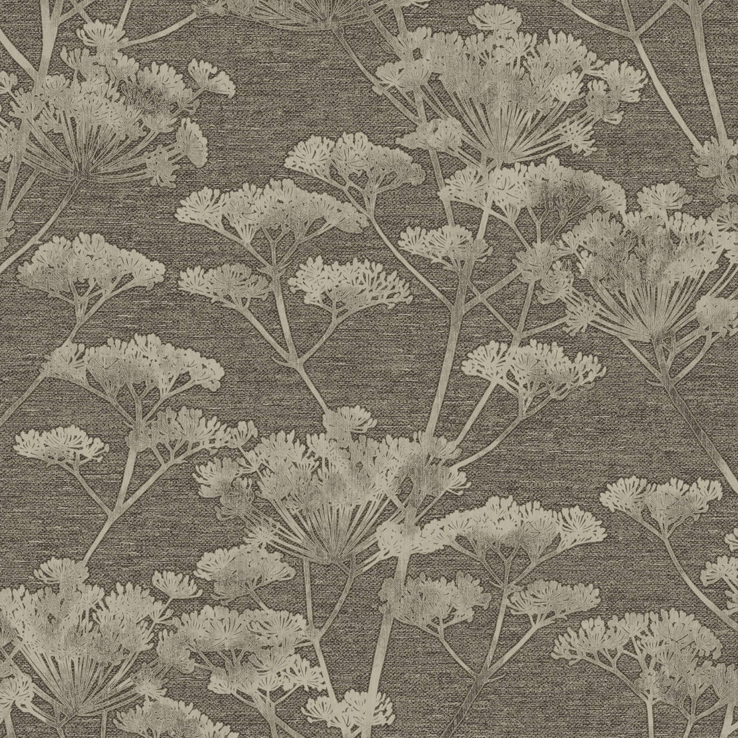 Graham & Brown Serene Seehead Taupe & Gold Wallpaper (119966)