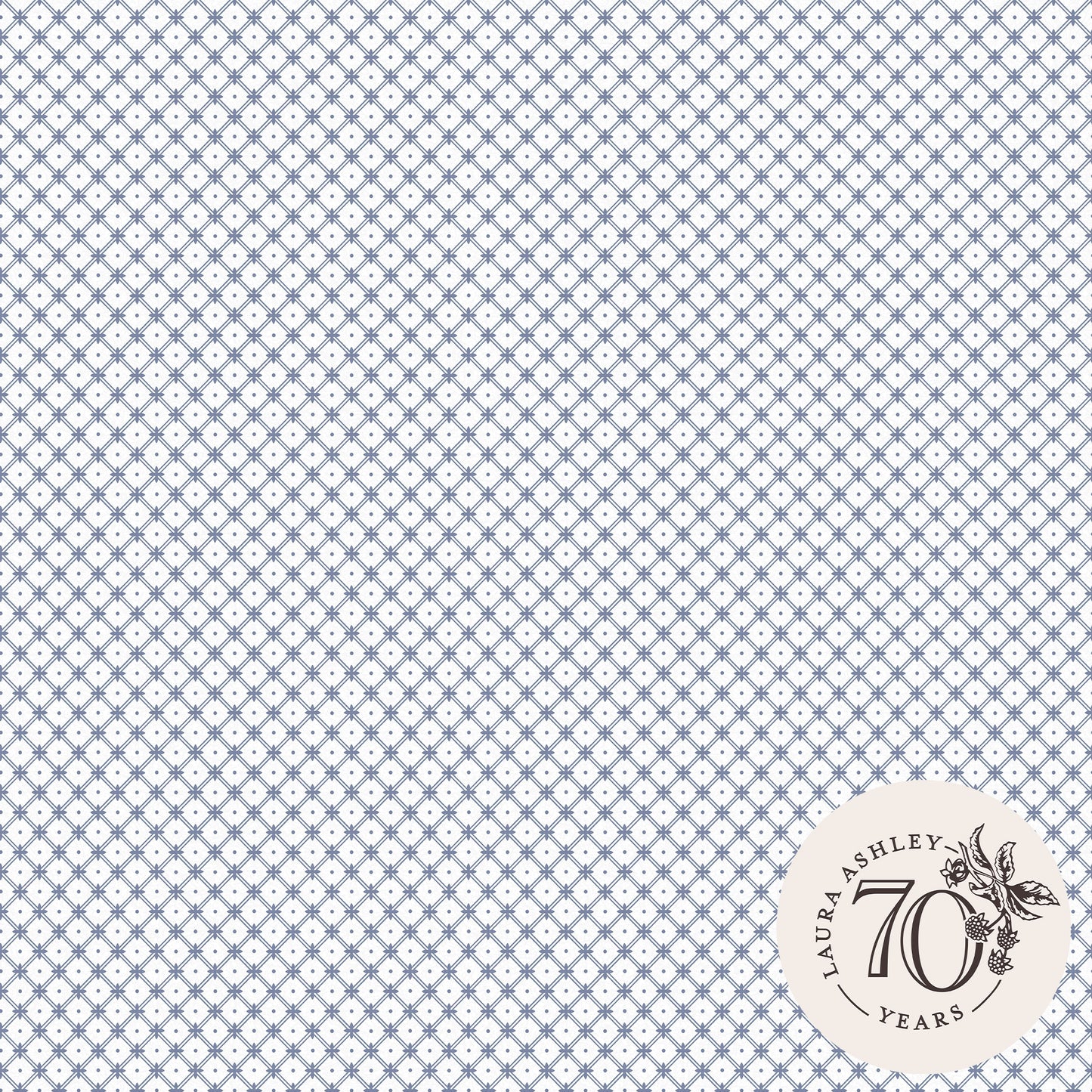 Papel pintado Laura Ashley Wickerwork Azul marino oscuro (120135)