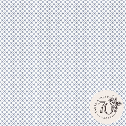 Laura Ashley Wickerwork Dark Seaspray Blue Wallpaper (120135)