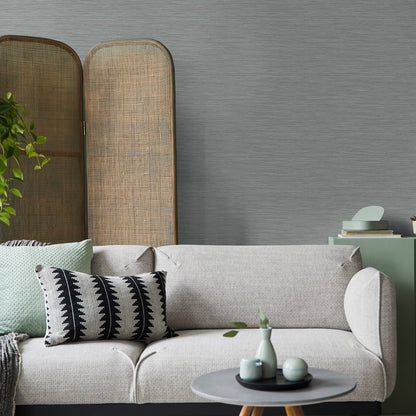 Graham & Brown Serenity Plain Grey Wallpaper (120729)