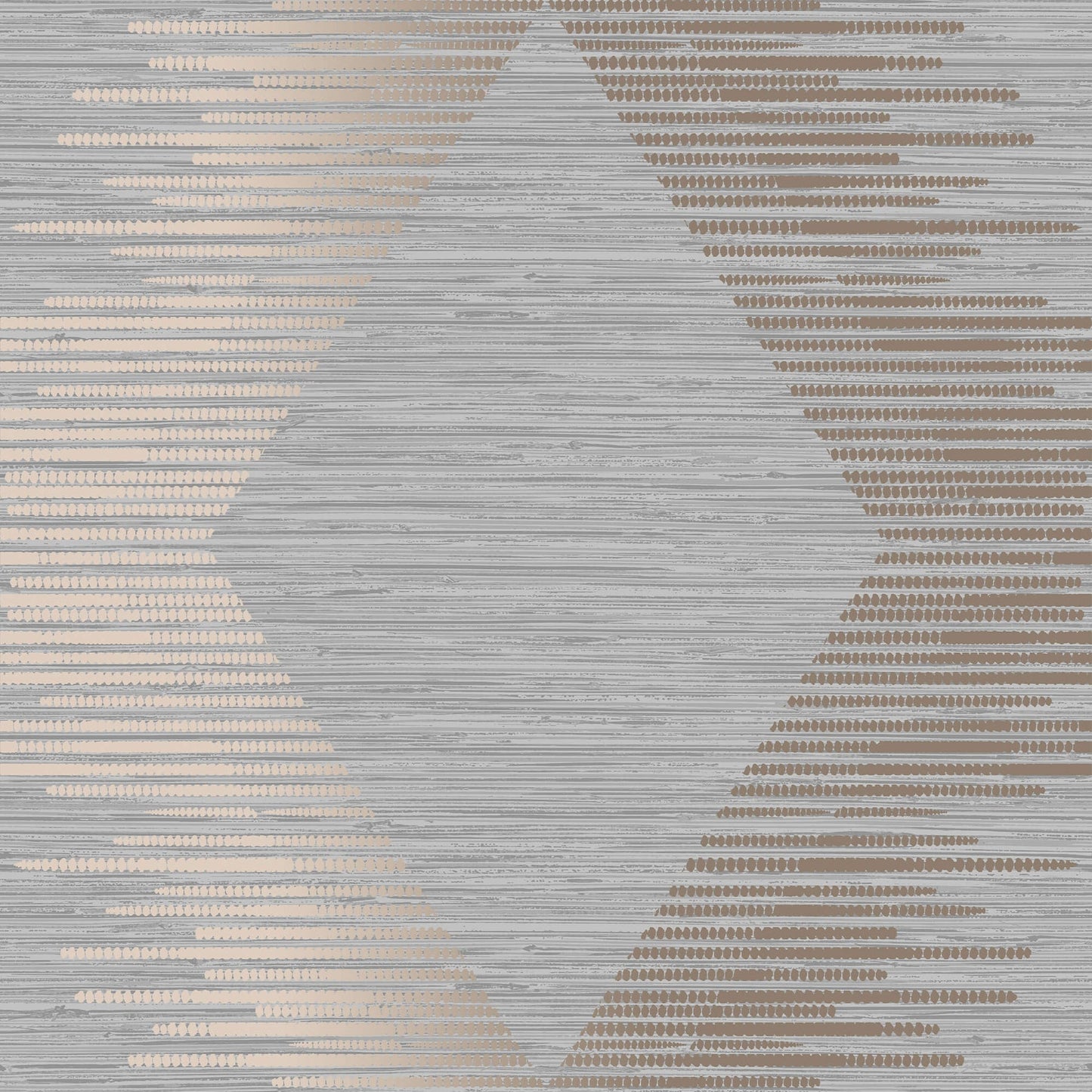 Graham & Brown Serenity Geo Grey/Rose Gold Wallpaper (120730)