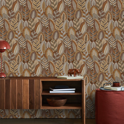 Graham & Brown Arty Leaves Wallpaper