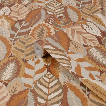 Graham & Brown Arty Leaves Wallpaper