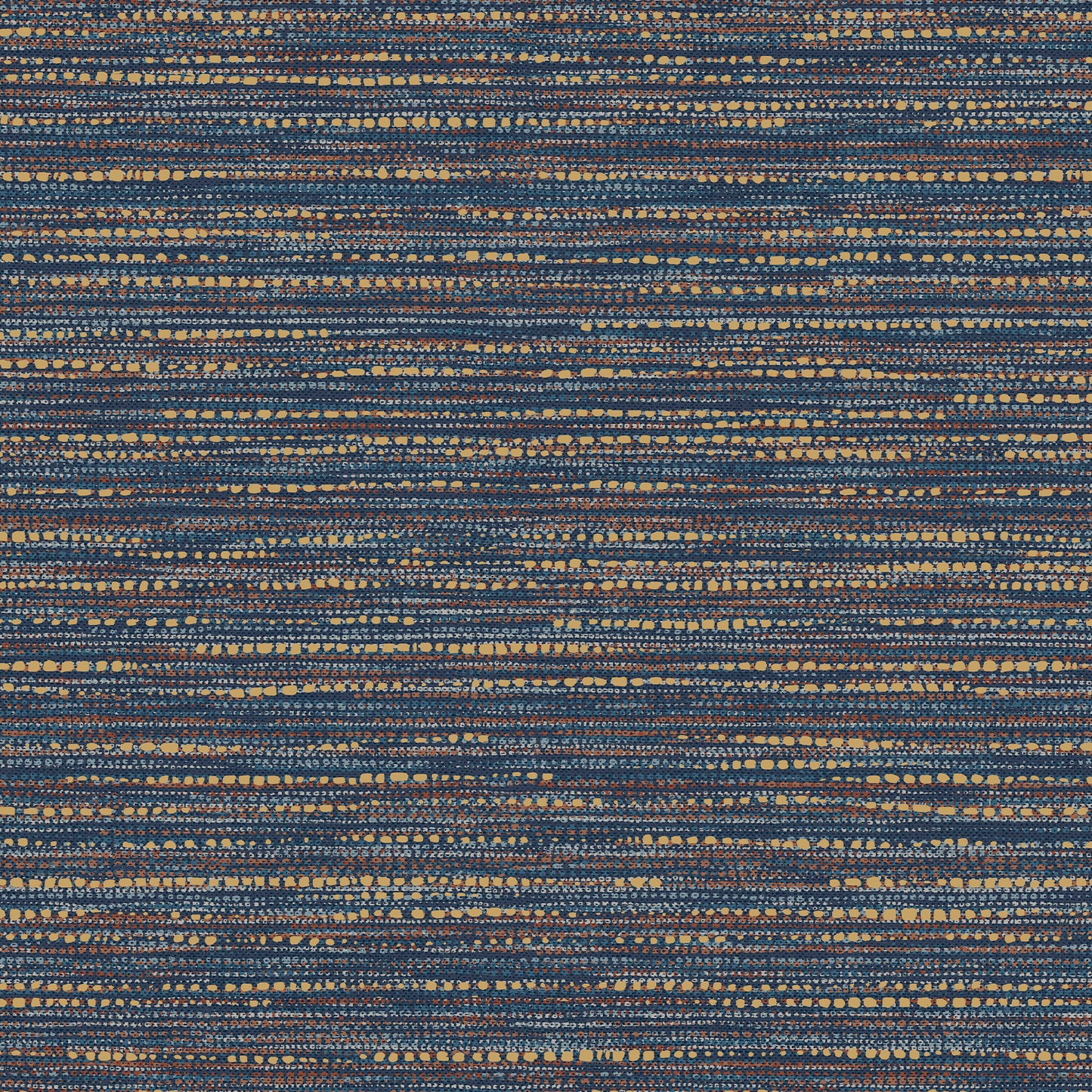 Graham & Brown Chunky Horizontal Weave Indigo Blue Wallpaper (121402)