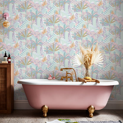 Graham & Brown Vacay Candy Pink Wallpaper (122364)